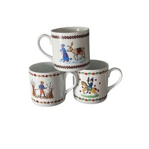 Gevalia Kaffe Swedish Seasons Collection Mug Set Unisex